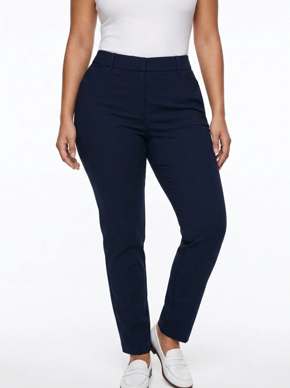 OLD NAVY | High Rise Pixie Classic Navy Blue Ankle Pants Women's Size 16